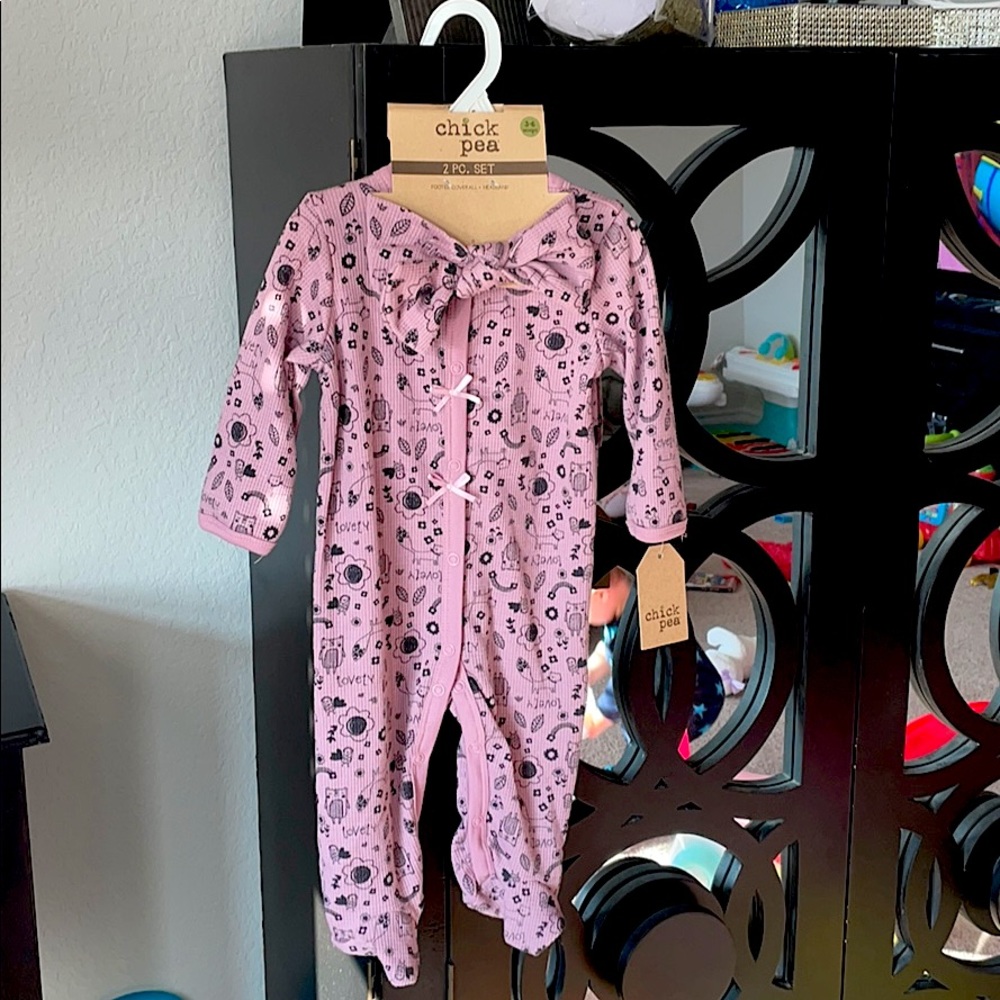 Onesie with matching bow